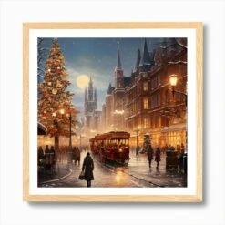 Christmas Eve In The City Art Print 12 Christmas Eve In The City Art Print -Xmas Gifts Hub m2Fgen2Fart print square framed oak2F9e8baddd d169 47f5 b6ec 6495b7232570