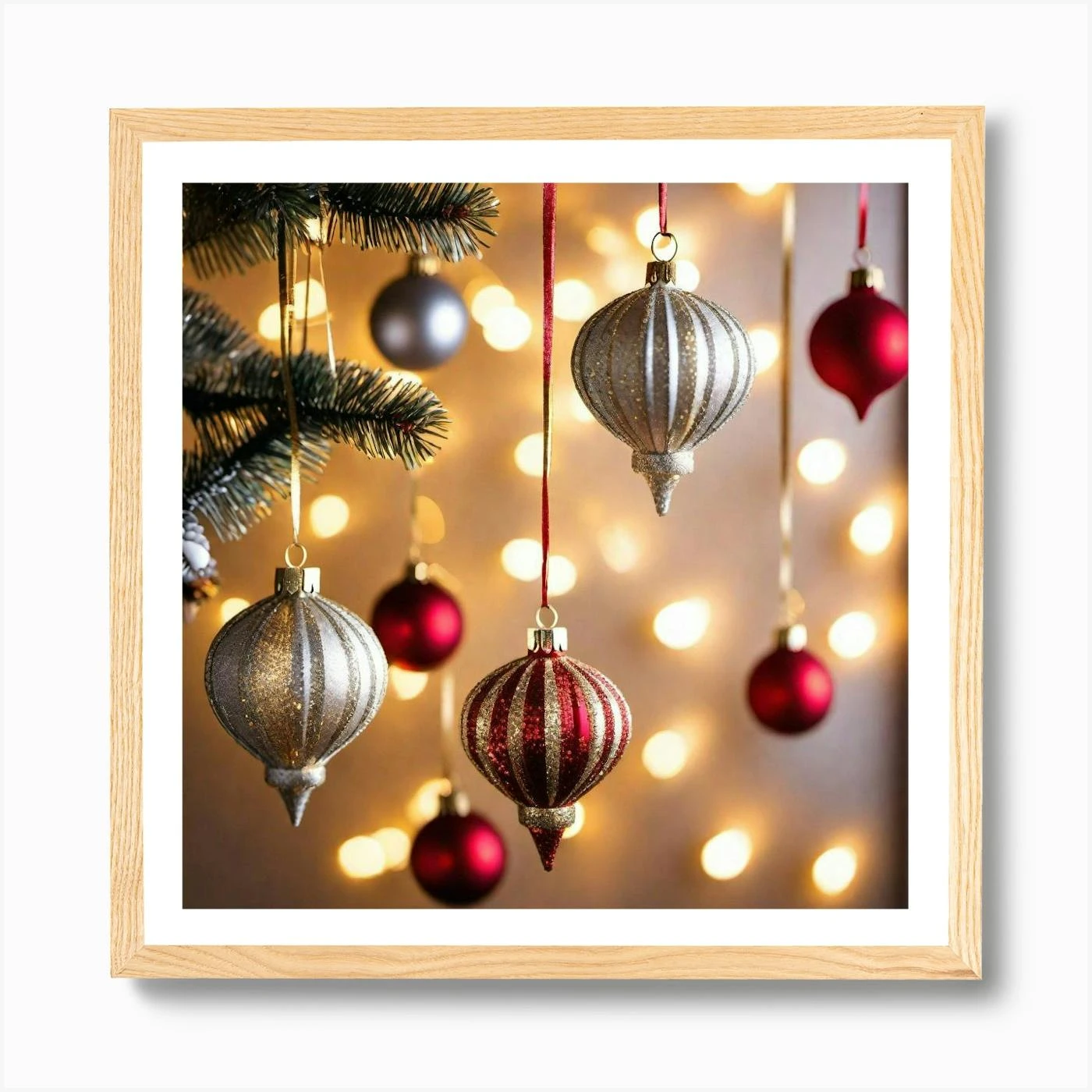 Christmas Ornaments 66 Art Print 7 Christmas Ornaments 66 Art Print - Image 5