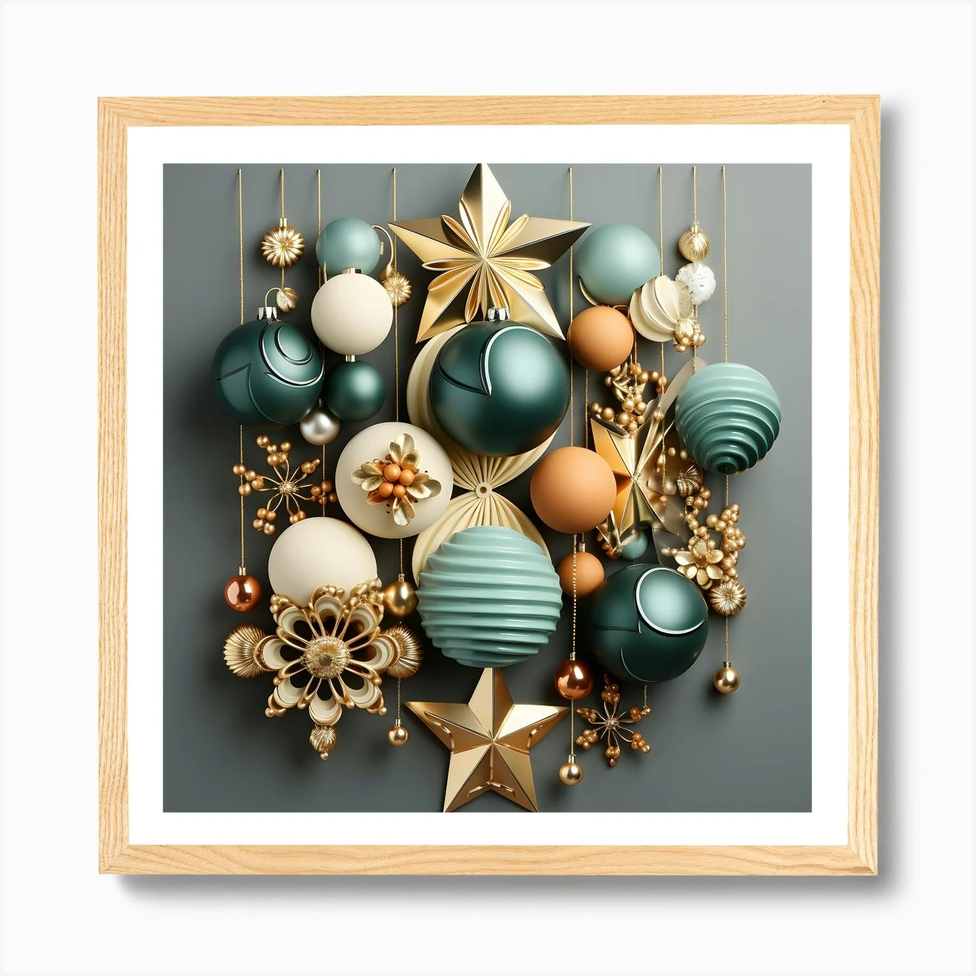 Christmas Ornaments 9 Art Print 7 Christmas Ornaments 9 Art Print - Image 5