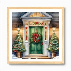 Christmas Door 190 Art Print 12 Christmas Door 190 Art Print -Xmas Gifts Hub m2Fgen2Fart print square framed oak2Fa5b2b6f5 73b9 41cd a8de 3fac84d8d219