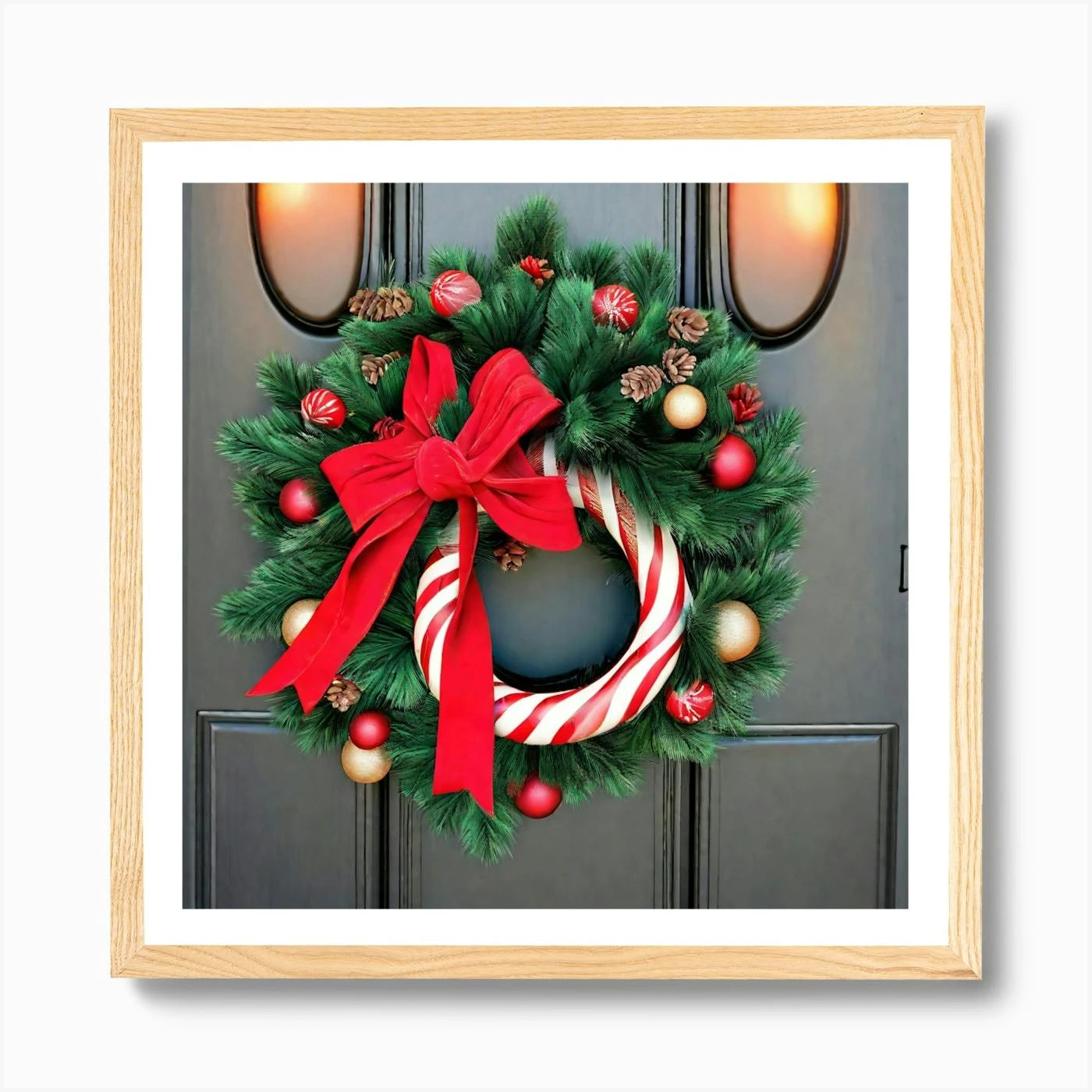 Christmas Wreath 3 Art Print 7 Christmas Wreath 3 Art Print - Image 5