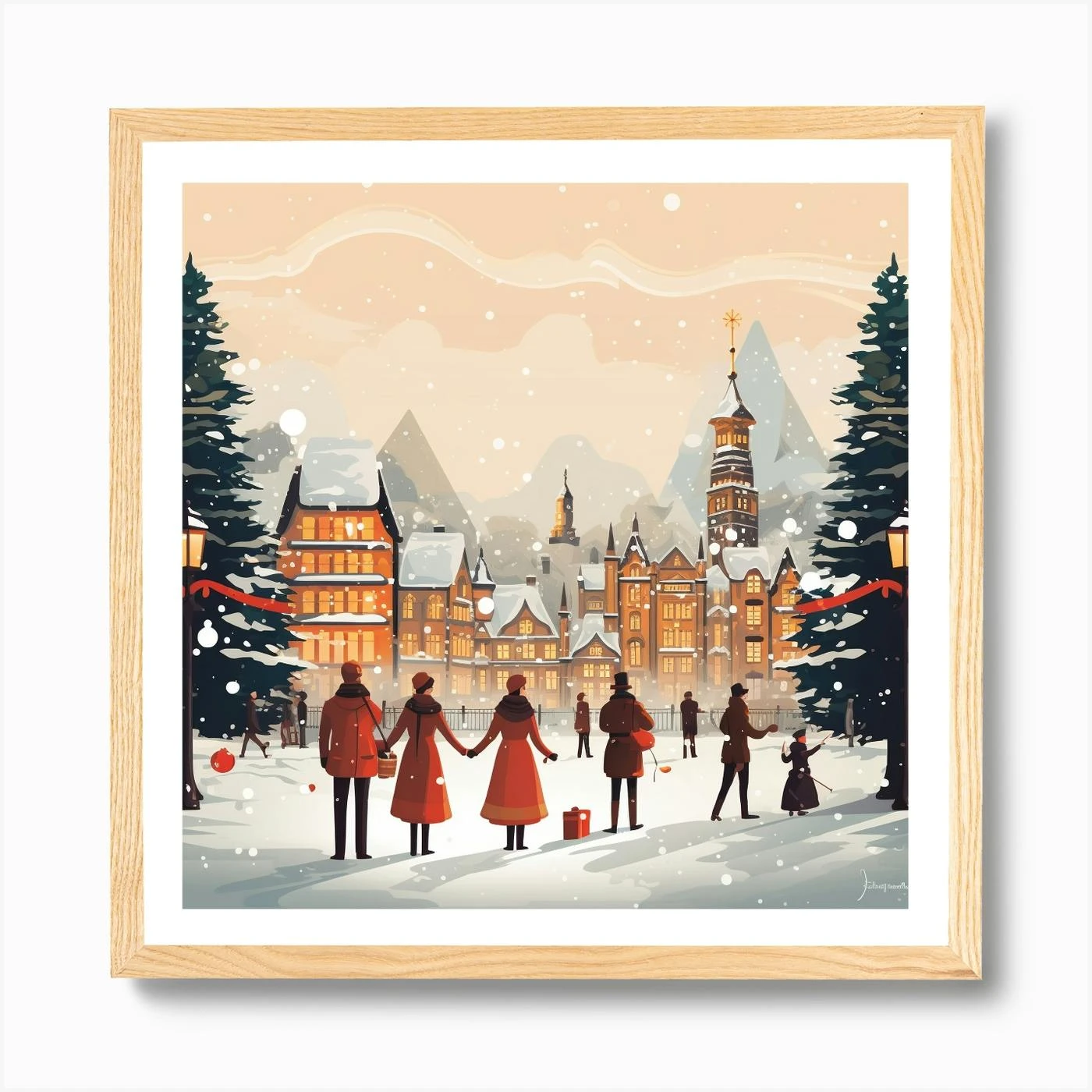 Christmas In Switzerland Art Print 7 Christmas In Switzerland Art Print - Image 5