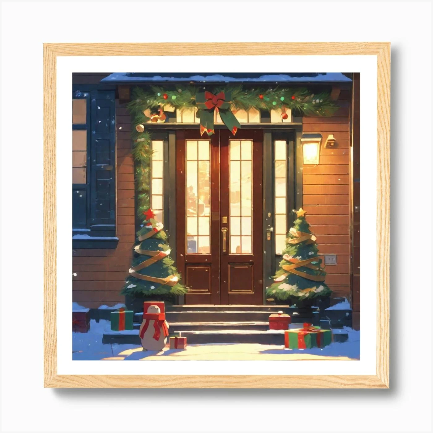Christmas Decoration On Home Door Golden Ratio Fake Detail Trending Pixiv Fanbox Acrylic Palette (4) Art Print 7 Christmas Decoration On Home Door Golden Ratio Fake Detail Trending Pixiv Fanbox Acrylic Palette (4) Art Print - Image 5