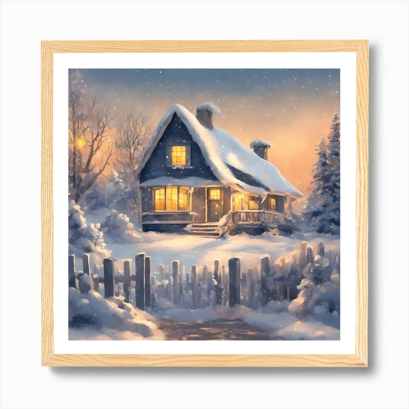 CHRISTMAS Night 9 Vector Art Art Print 7 CHRISTMAS Night 9 Vector Art Art Print - Image 5