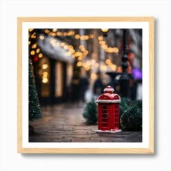 Christmas In London Art Print -Xmas Gifts Hub m2Fgen2Fart print square framed oak2Fbd5fbe93 f249 4688 b721 0095be24701f