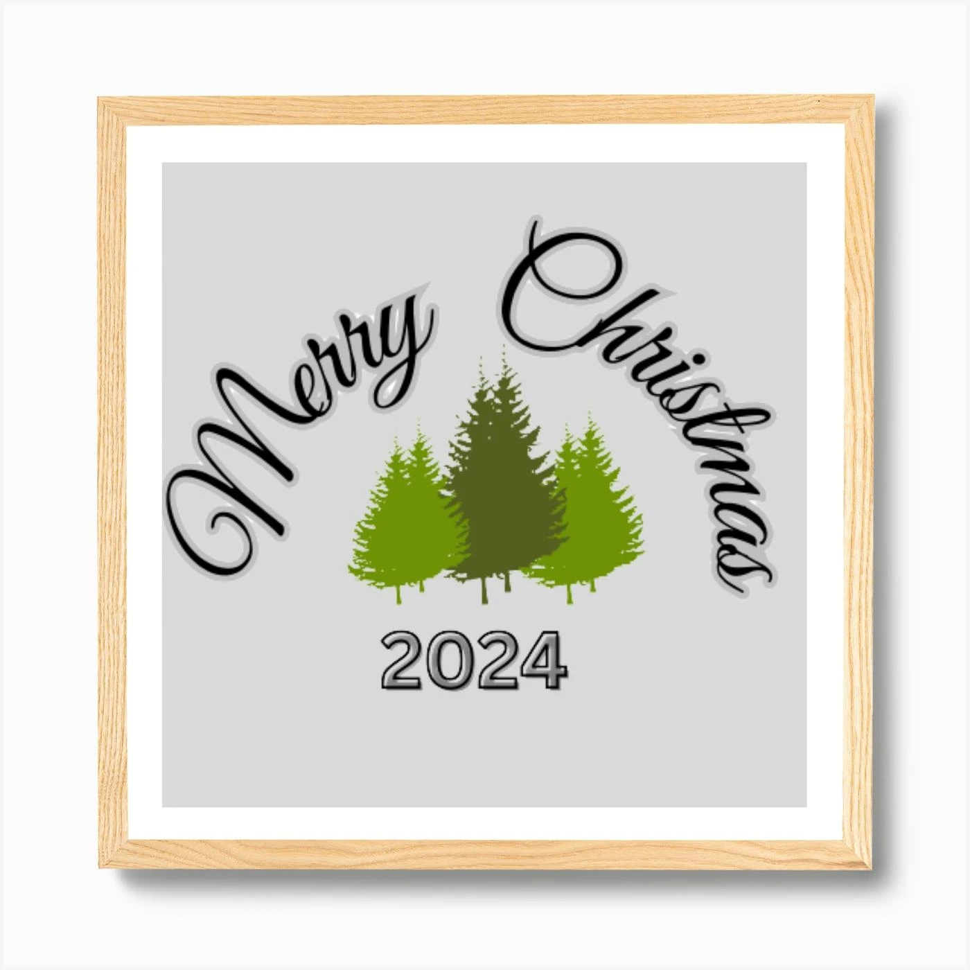 Merry Christmas 2024 Art Print 7 Merry Christmas 2024 Art Print - Image 5