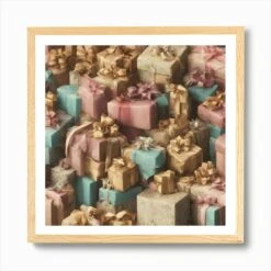 Christmas Present, Christmas Tree, Christmas Vector Art, Christmas Art Art Print -Xmas Gifts Hub m2Fgen2Fart print square framed oak2Fd7a50add f661 46d3 88f5 7857ab9a5748