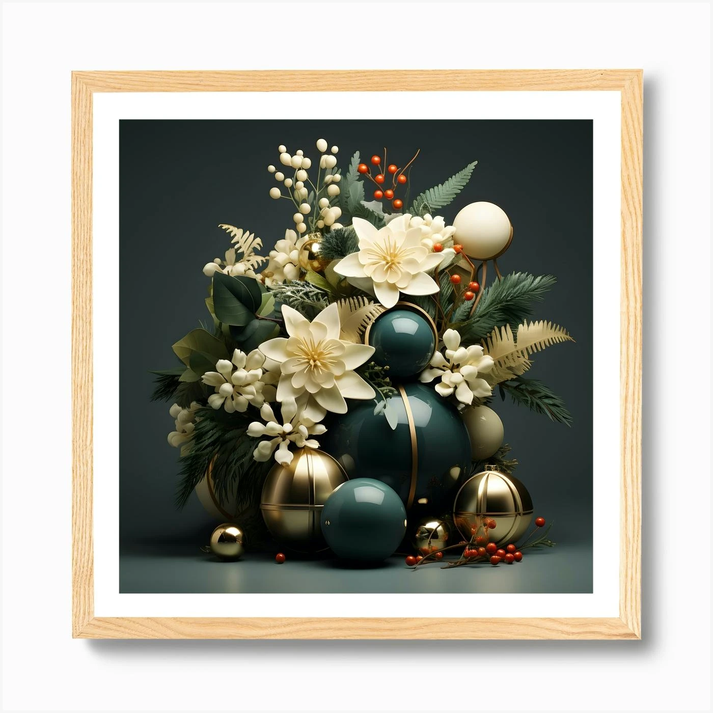 Christmas Arrangement 2 Art Print 7 Christmas Arrangement 2 Art Print - Image 5
