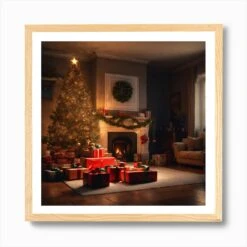 Christmas Tree In The Living Room 73 Art Print 12 Christmas Tree In The Living Room 73 Art Print -Xmas Gifts Hub m2Fgen2Fart print square framed oak2Ff48c4613 9e00 4b8b 894d 563e3763bd00