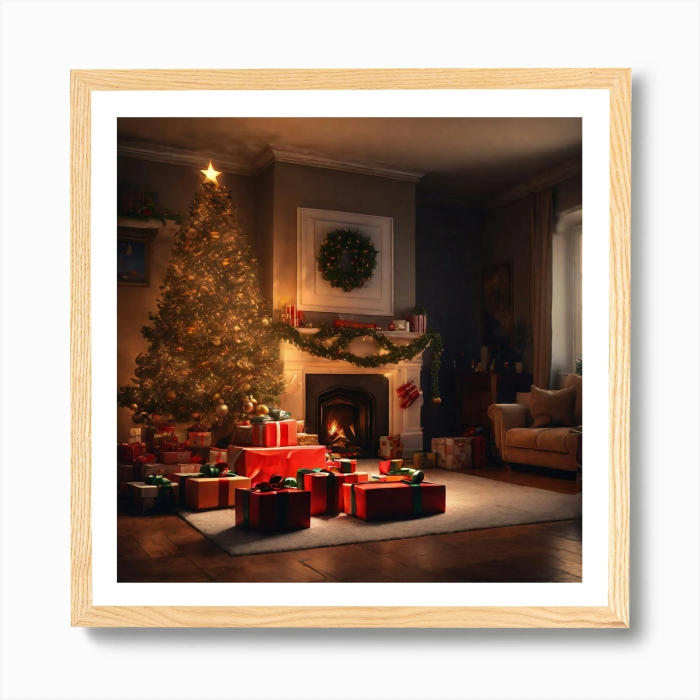 Christmas Tree In The Living Room 73 Art Print 7 Christmas Tree In The Living Room 73 Art Print - Image 5