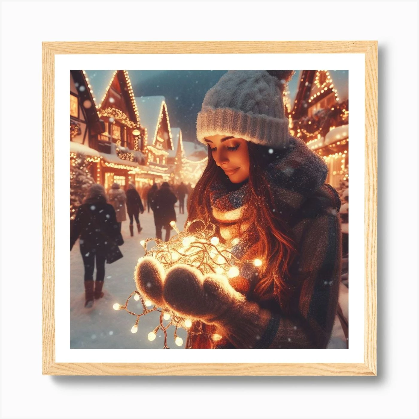 Christmas Lights Art Print 7 Christmas Lights Art Print - Image 5