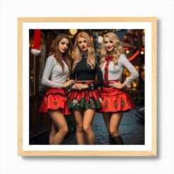 Three Beautiful Women On Christmas Eve 2 Art Print 12 Three Beautiful Women On Christmas Eve 2 Art Print -Xmas Gifts Hub m2Fgen2Fart print square framed oak2Ffa435326 45c3 4ead 9a4b 612e593be4a3