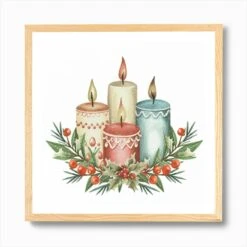 Christmas Candles Art Print 12 Christmas Candles Art Print -Xmas Gifts Hub m2Fgen2Fart print square framed oak2Ffea41b7e 40d9 4383 bd12 8ebdd840ebcf