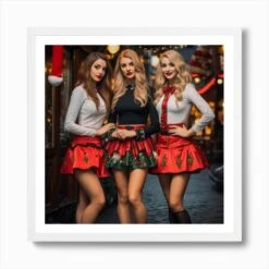 Three Beautiful Women On Christmas Eve 2 Art Print 11 Three Beautiful Women On Christmas Eve 2 Art Print -Xmas Gifts Hub m2Fgen2Fart print square framed white2F060e126a f2c1 4e1b 9d48 65e406fc04fb