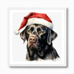 Christmas Labrador Art Print 11 Christmas Labrador Art Print -Xmas Gifts Hub m2Fgen2Fart print square framed white2F077b0c25 e374 4672 b532 9a138de84725