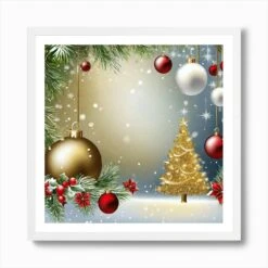 Christmas Background 25 Art Print 11 Christmas Background 25 Art Print -Xmas Gifts Hub m2Fgen2Fart print square framed white2F0e6245df 7ded 4457 9730 759c9a062b2f