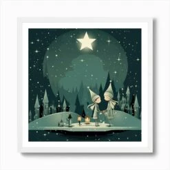 Christmas Elves Art Print 11 Christmas Elves Art Print -Xmas Gifts Hub m2Fgen2Fart print square framed white2F199e1a6a fe4c 4c21 83e9 eee6c764ac26