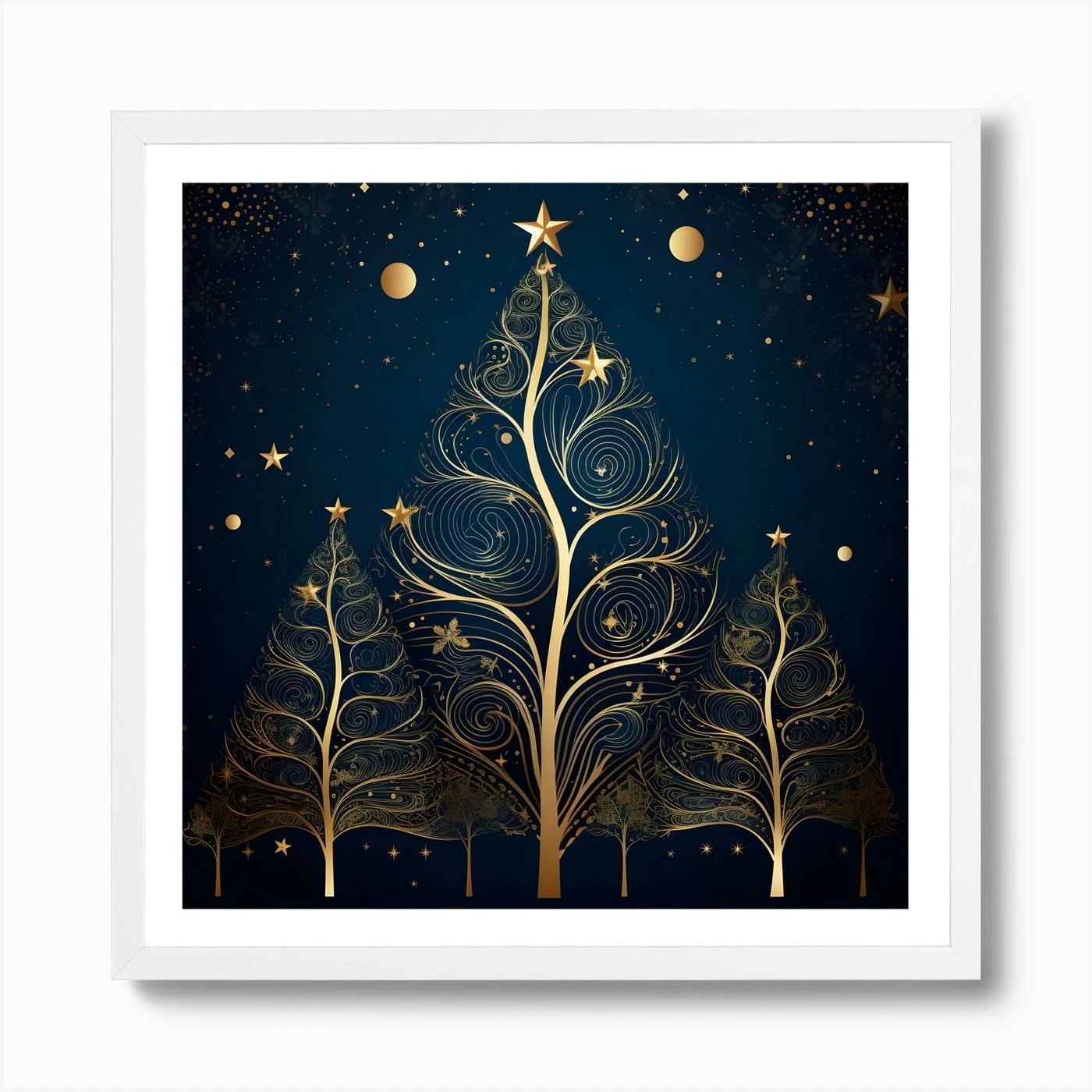Elegant Christmas Design Series020 Art Print 6 Elegant Christmas Design Series020 Art Print - Image 4