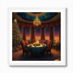 Christmas Dining Room 8 Art Print 11 Christmas Dining Room 8 Art Print -Xmas Gifts Hub m2Fgen2Fart print square framed white2F31dddf22 e444 4a34 9fc4 e21f499a028d