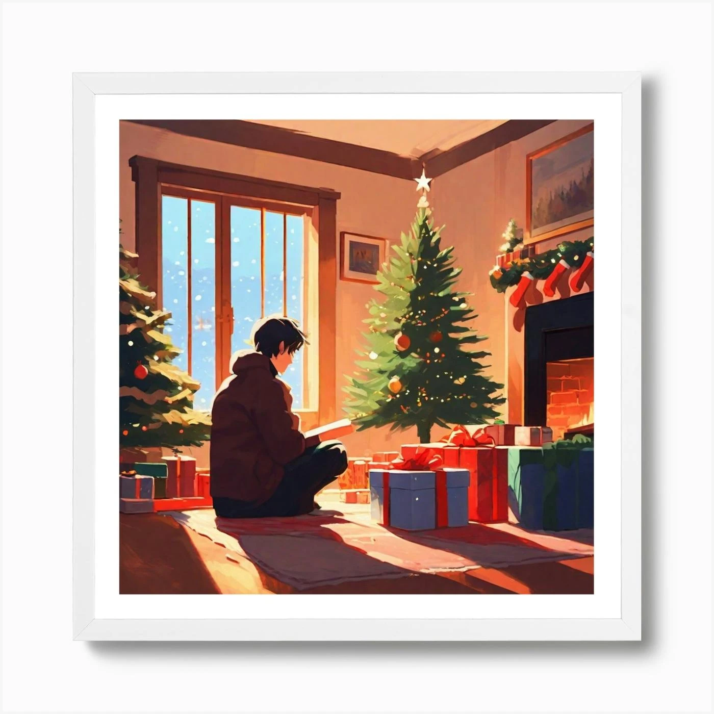 Christmas Tree 28 Art Print 6 Christmas Tree 28 Art Print - Image 4