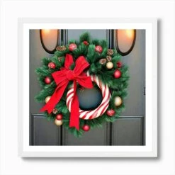 Christmas Wreath 3 Art Print 11 Christmas Wreath 3 Art Print -Xmas Gifts Hub m2Fgen2Fart print square framed white2F46863553 b059 4fee b848 d3844eab36f2