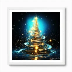 Christmas Tree Viral - Christmas Tree Liquidity Art Print -Xmas Gifts Hub m2Fgen2Fart print square framed white2F4a77e1cb 6e5d 4f0c 80cf 6cdeb9d5b856
