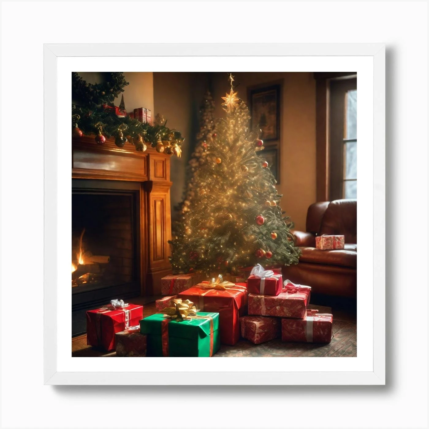 Christmas Tree In The Living Room 47 Art Print 6 Christmas Tree In The Living Room 47 Art Print - Image 4