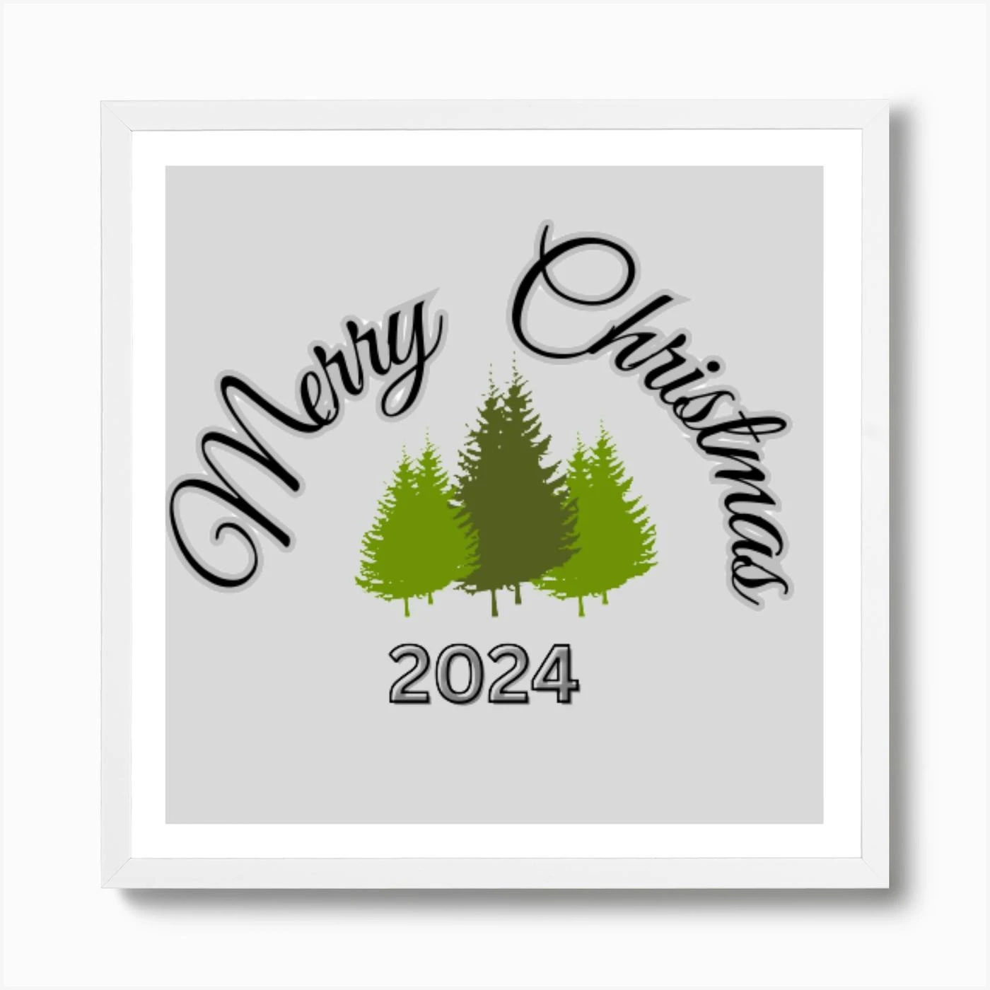 Merry Christmas 2024 Art Print 6 Merry Christmas 2024 Art Print - Image 4