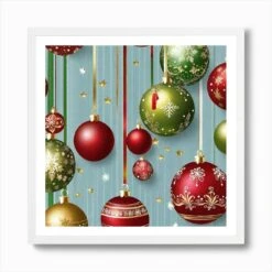 Christmas Ornaments 155 Art Print 11 Christmas Ornaments 155 Art Print -Xmas Gifts Hub m2Fgen2Fart print square framed white2Fb21f24fa 5166 4a96 9f22 e314a26b439a