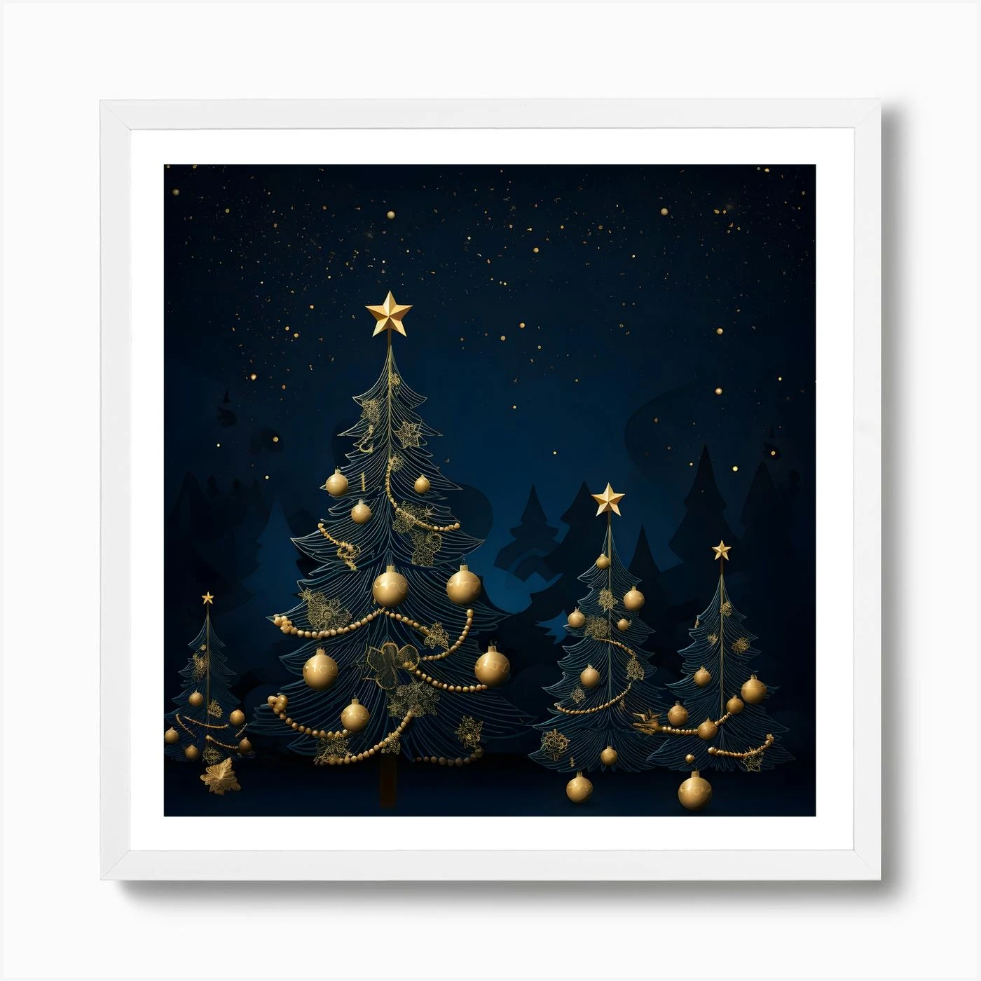 Elegant Christmas Design Series026 Art Print 6 Elegant Christmas Design Series026 Art Print - Image 4