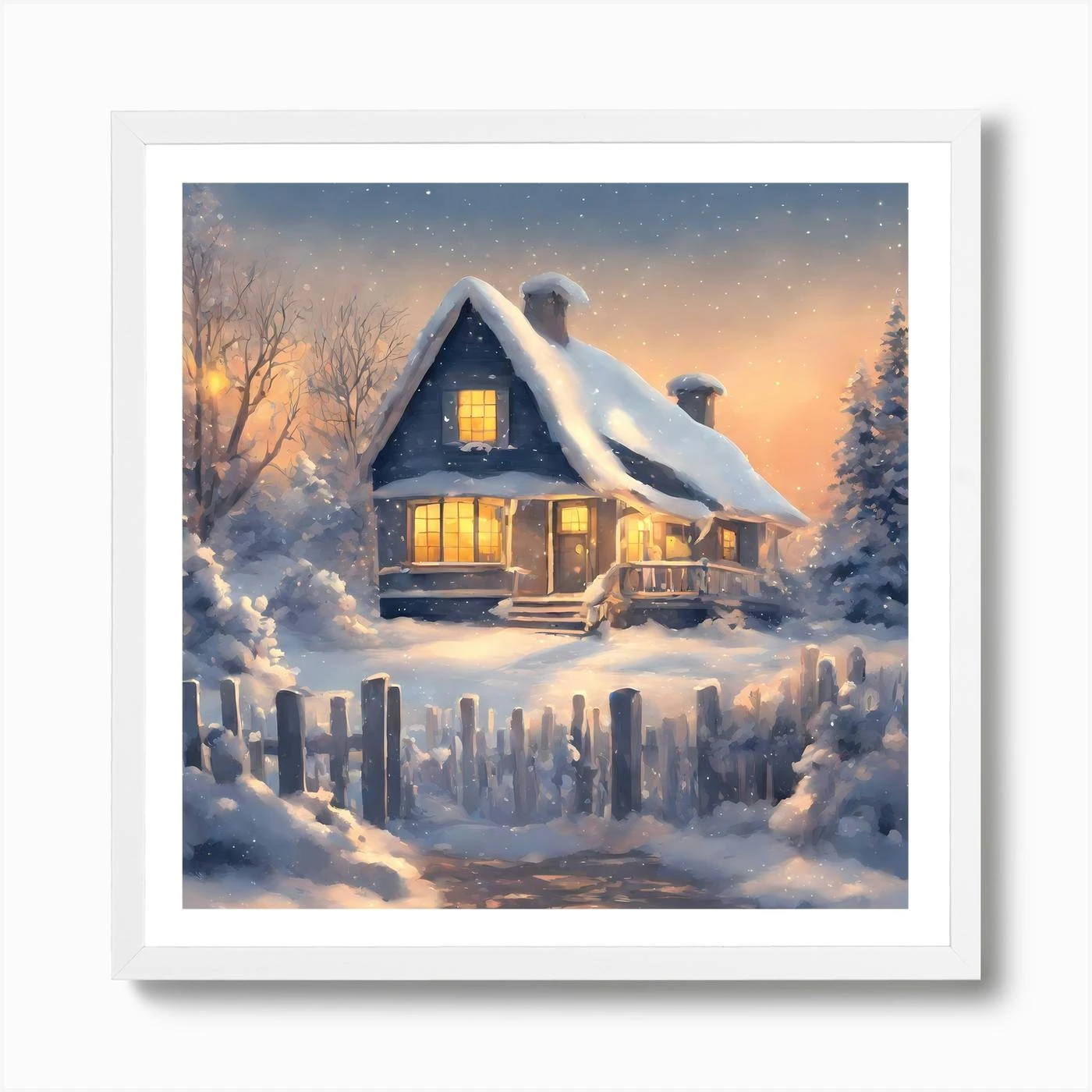 CHRISTMAS Night 9 Vector Art Art Print 6 CHRISTMAS Night 9 Vector Art Art Print - Image 4