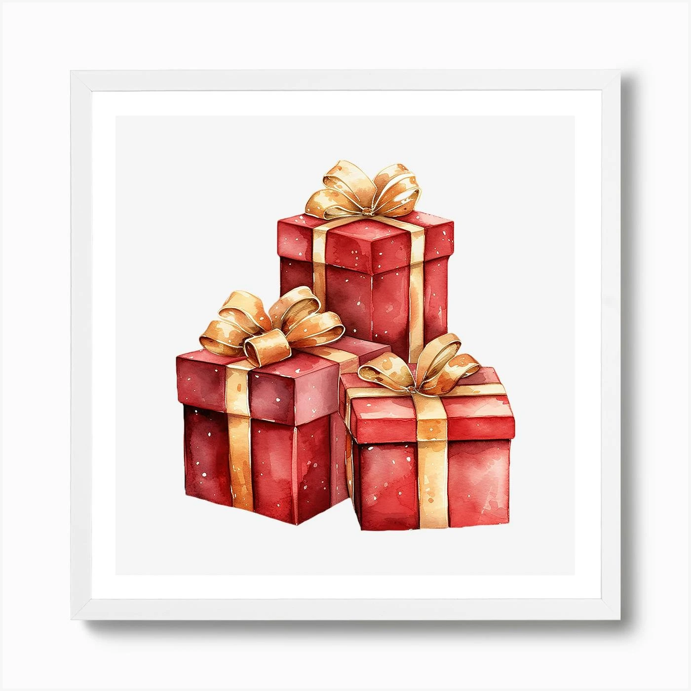 Christmas Gift Box Vector Illustration Art Print 6 Christmas Gift Box Vector Illustration Art Print - Image 4