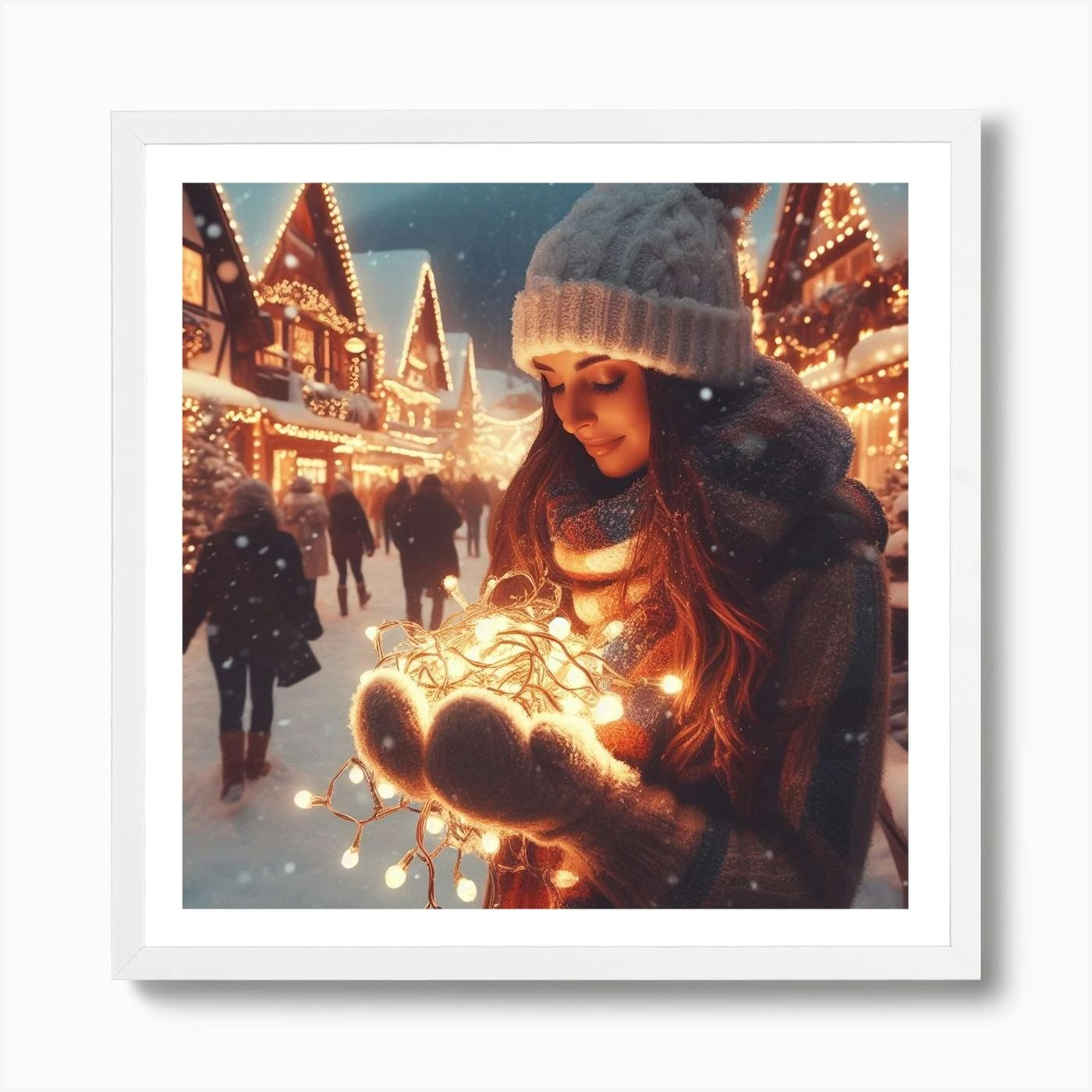 Christmas Lights Art Print 6 Christmas Lights Art Print - Image 4