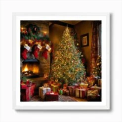 Christmas Tree 1 Art Print 11 Christmas Tree 1 Art Print -Xmas Gifts Hub m2Fgen2Fart print square framed white2Ff4ba7631 1a0a 451b ae26 485f6fbd4d1a