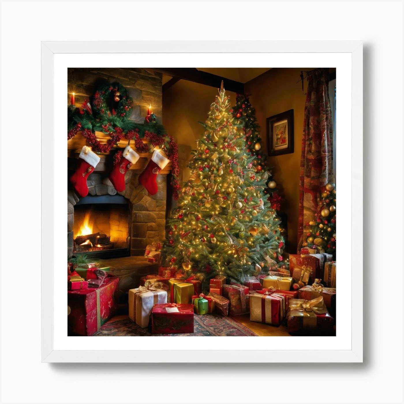 Christmas Tree 1 Art Print 6 Christmas Tree 1 Art Print - Image 4