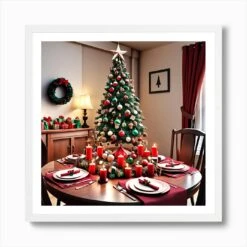 Christmas Decorations On Table In Living Room (33) Art Print 11 Christmas Decorations On Table In Living Room (33) Art Print -Xmas Gifts Hub m2Fgen2Fart print square framed white2Ff8db19b3 6229 49b7 8d1d 7f42ba3fe107