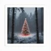 Christmas Tree In The Forest 65 Art Print -Xmas Gifts Hub m2Fgen2Fart print square p12F01c2544e 506e 4cac 9e2d 7c4474bf0b1d