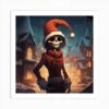 Merry Christmas! Christmas Skeleton 7 Art Print -Xmas Gifts Hub m2Fgen2Fart print square p12F05617b56 45eb 40d8 b75c 977f5f00593f