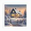 CHRISTMAS Night 9 Vector Art Art Print -Xmas Gifts Hub m2Fgen2Fart print square p12F11773404 b62e 4331 852e aa69999ee21b