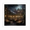 Christmas Party At The Castle 3 Art Print -Xmas Gifts Hub m2Fgen2Fart print square p12F1be542c3 8926 4f20 b2eb c62bffd46b14