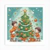 Christmas Tree Abstract Christmas 2 Art Print -Xmas Gifts Hub m2Fgen2Fart print square p12F23ec64e9 4ee6 4323 8a0a 3e4783ef5242
