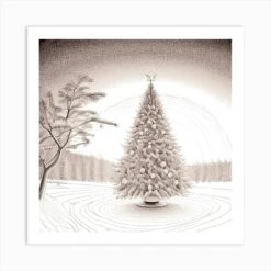 Christmas Tree 12 Art Print