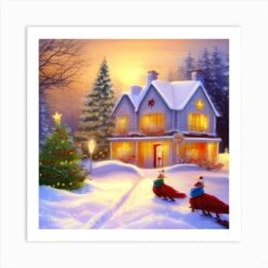 Christmas Eve Art Print