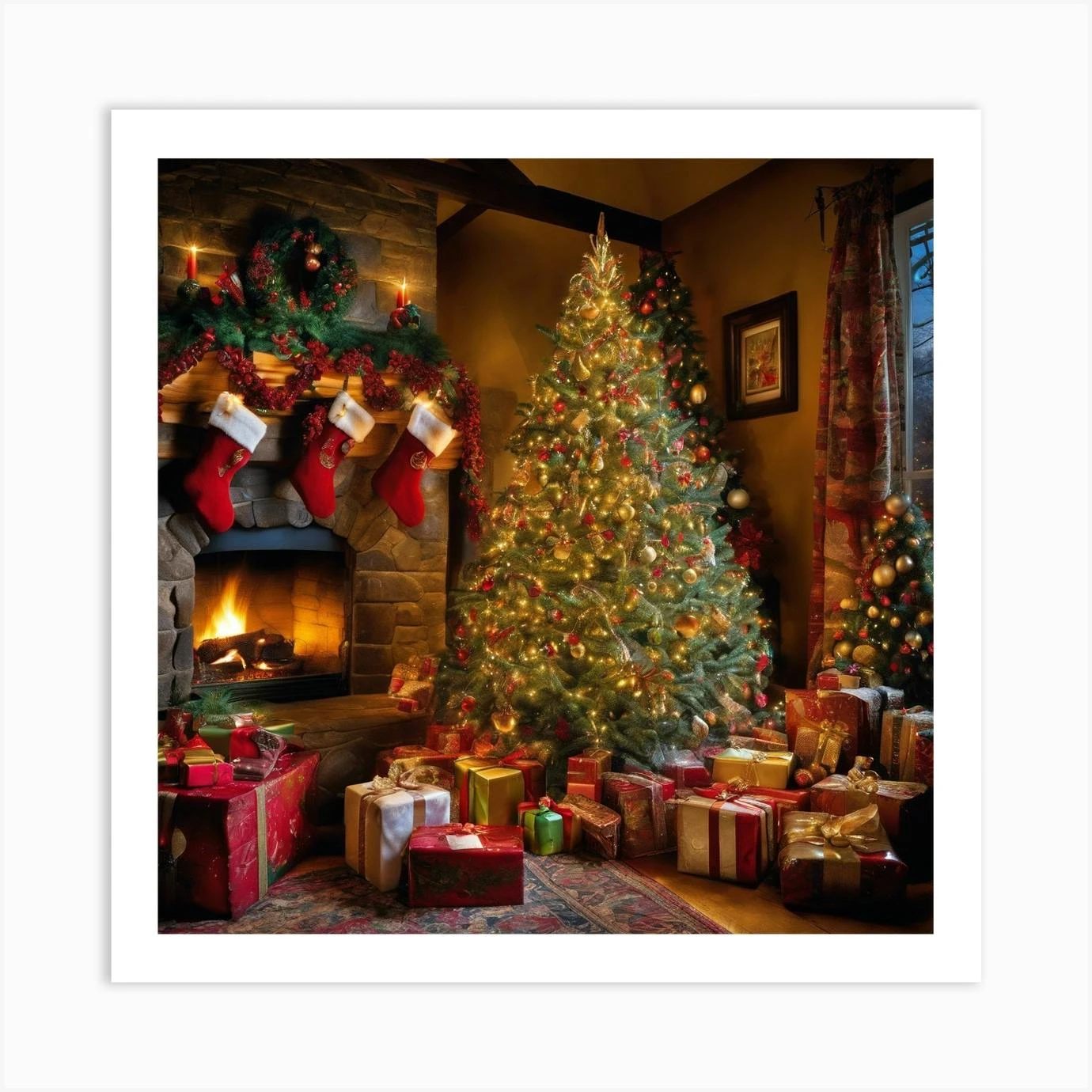 Christmas Tree 1 Art Print 3 Christmas Tree 1 Art Print