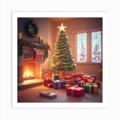 Christmas Tree 48 Art Print