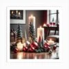 Christmas Decorations On Table In Living Room Mysterious (3) Art Print -Xmas Gifts Hub m2Fgen2Fart print square p12F3cf1e5c6 aba8 49ce 8f68 7bf50305bb45