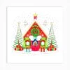 Christmas House Art Print