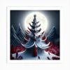 Fantasy Christmas Tree Art Print -Xmas Gifts Hub m2Fgen2Fart print square p12F459c6874 8f27 4d47 9da3 a33d8bb15396