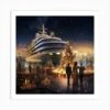Christmas On A Yacht Art Print -Xmas Gifts Hub m2Fgen2Fart print square p12F4c16171e 88a0 4e92 9629 7b7ea341af27