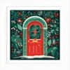Christmas Door 6 Art Print -Xmas Gifts Hub m2Fgen2Fart print square p12F4fa56e4c ffee 4371 bdd9 11be78ac1033